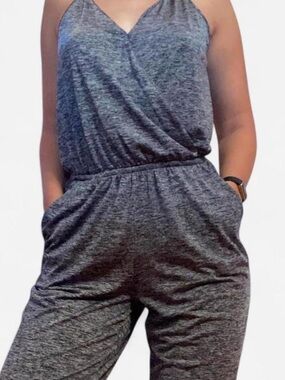 Dynamite Charcoal Jumpsuit